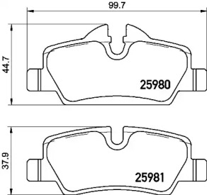 BREMBO P06 090