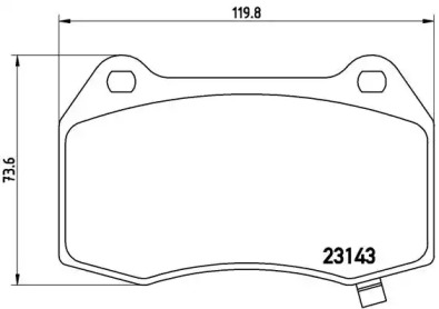 BREMBO P09 003