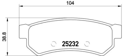 BREMBO P10 053