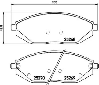 BREMBO P10 054