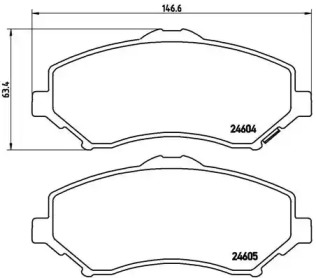 BREMBO P11 022