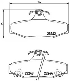 BREMBO P15 004