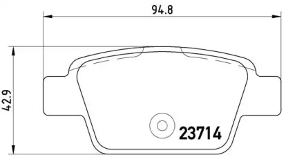 BREMBO P23 080