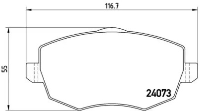 BREMBO P23 094