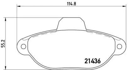 BREMBO P23 096