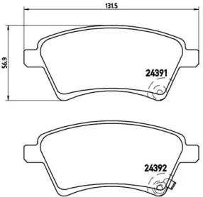 BREMBO P23 105