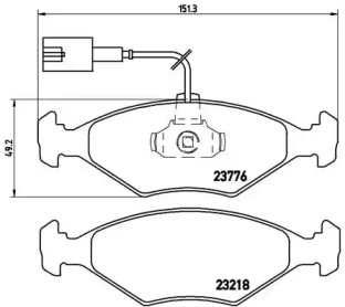 BREMBO P23 122