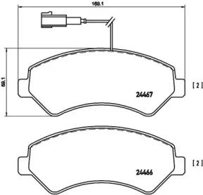 BREMBO P23 136