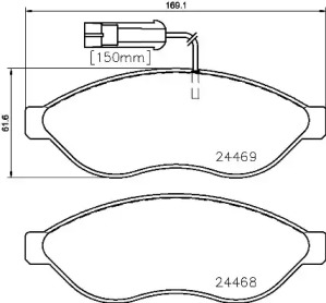 BREMBO P23 143