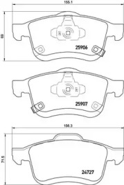 BREMBO P23 155