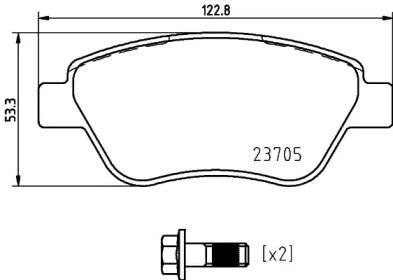 BREMBO P23 169