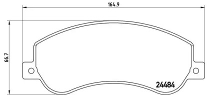 BREMBO P24 064