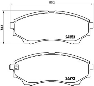 BREMBO P24 086