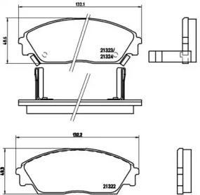 BREMBO P28 016