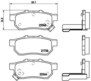 BREMBO P28 025