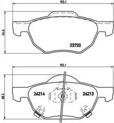 BREMBO P28036