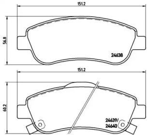 BREMBO P28 045