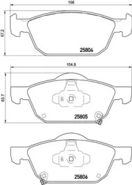 BREMBO P28 076