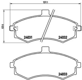 BREMBO P30 020