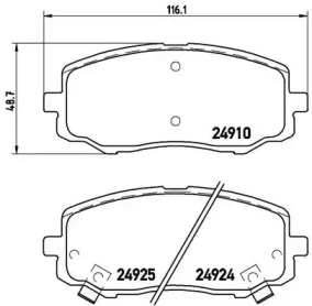 BREMBO P30 045