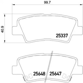 BREMBO P30 054