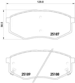 BREMBO P30055