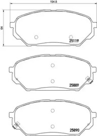 BREMBO P30 071