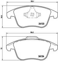 BREMBO P44 020