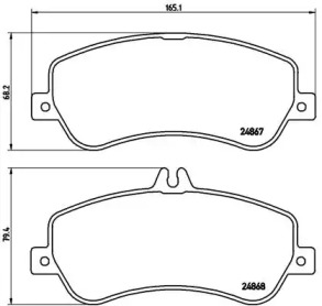 BREMBO P50 086