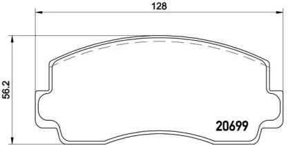 BREMBO P54 002