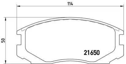 BREMBO P54 015