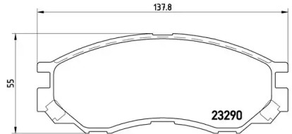 BREMBO P54 020