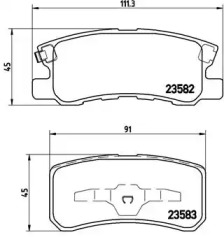 BREMBO P54 031