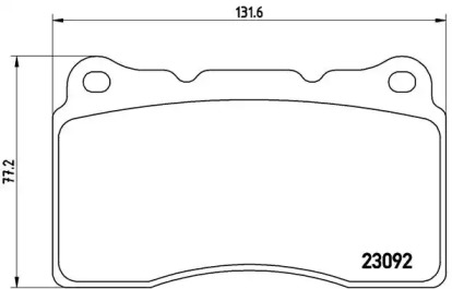 BREMBO P54 040