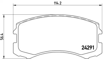 BREMBO P54 041