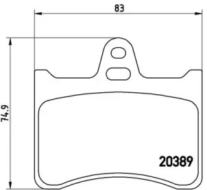 BREMBO P 61 019