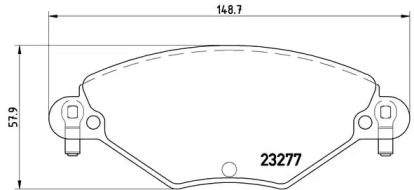 BREMBO P61 071