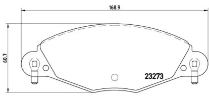 BREMBO P61 072