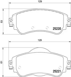 BREMBO P61 105