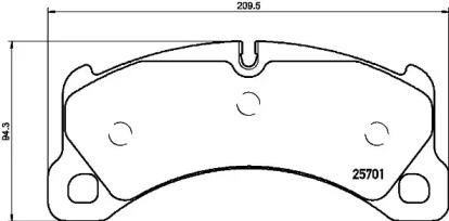 BREMBO P65 033