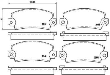 BREMBO P 68 001