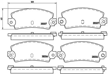 BREMBO P 68 002