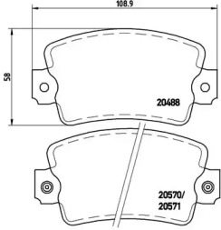 BREMBO P 68 007