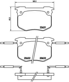 BREMBO P 68 011