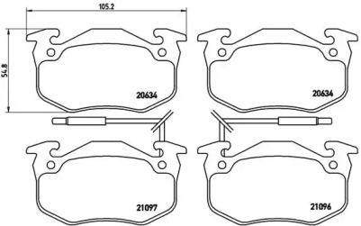 BREMBO P68 015