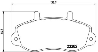 BREMBO P68025