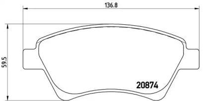 BREMBO P68 034