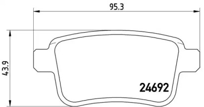 BREMBO P68043