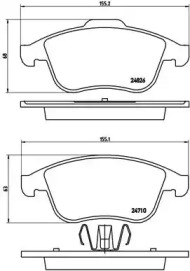 BREMBO P68 047