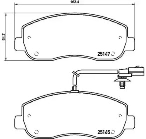 BREMBO P68 062